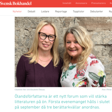 Ölandsförfattarna är ett forum som vill stärka litteraturen på ön