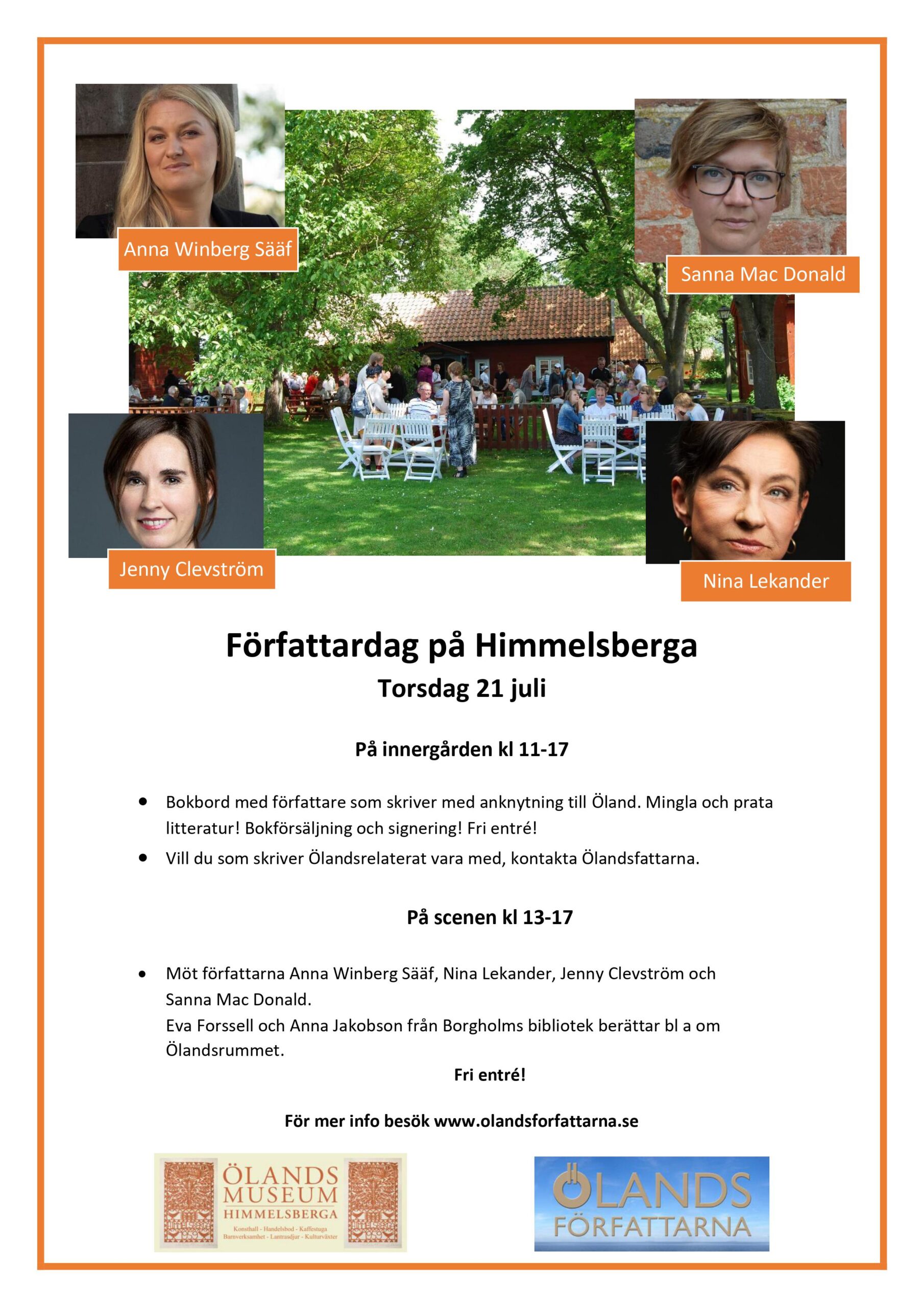 Premiär för författardag på Himmelsberga!