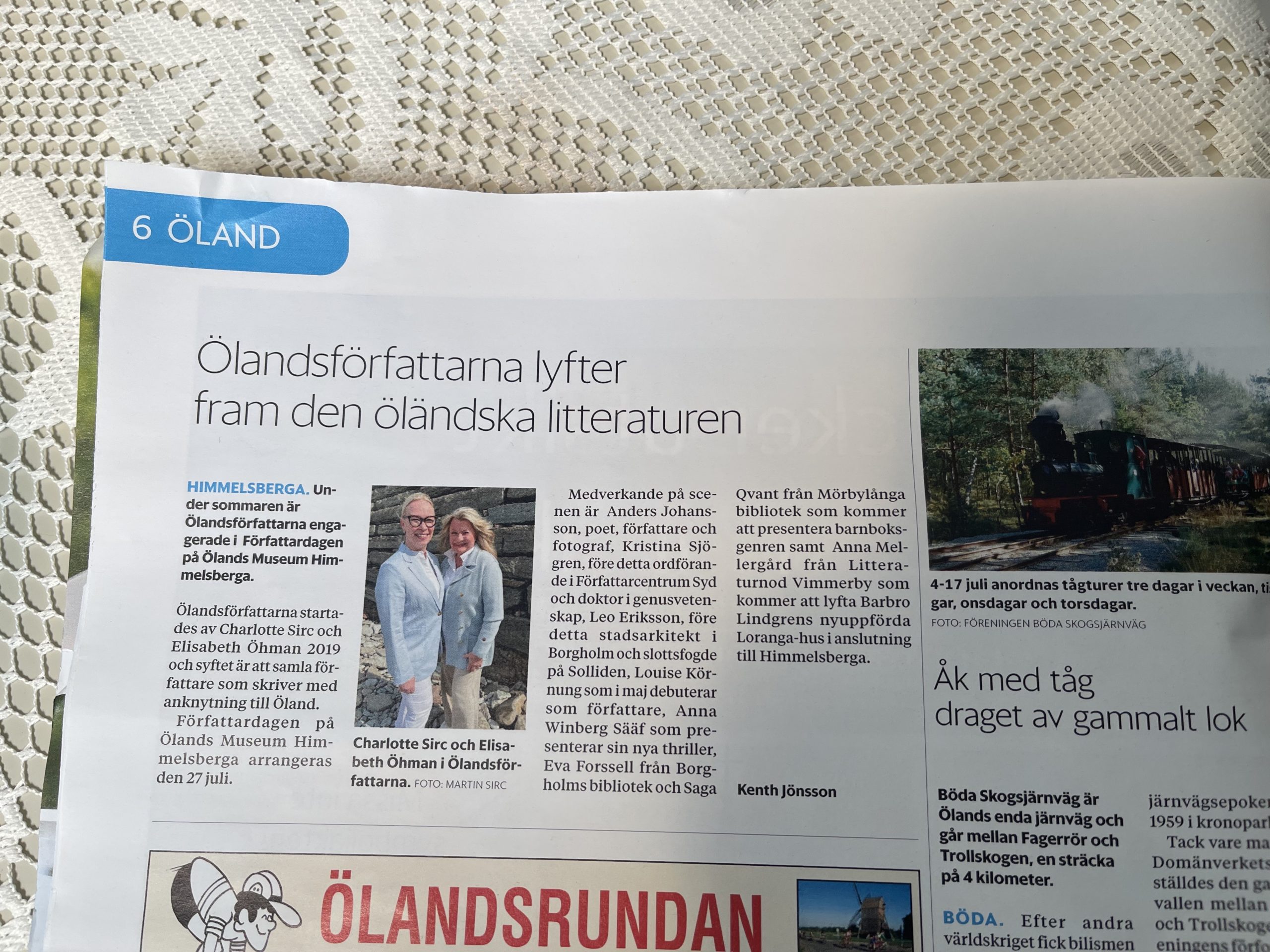 Ölandsbladets Turistguide: Ölandsförfattarna lyfter den öländska litteraturen